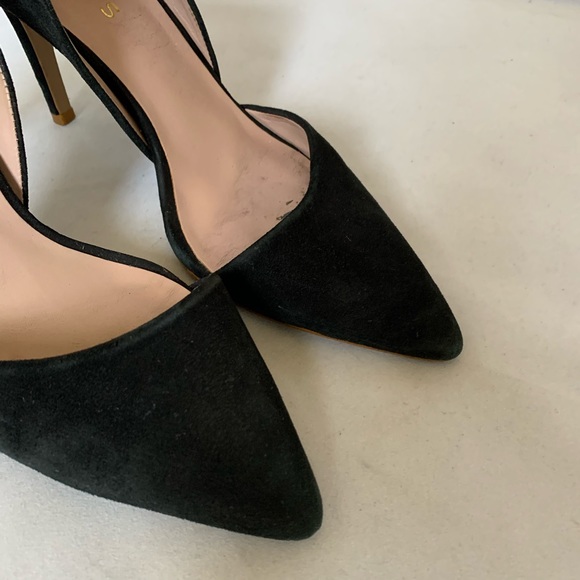 Reiss D’orsay Black Suede Pumps - Picture 4 of 9